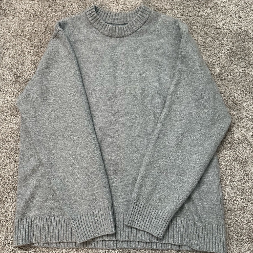 Grey Knit Sweater Men’s L